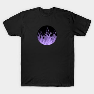 Just Purple Flames T-Shirt